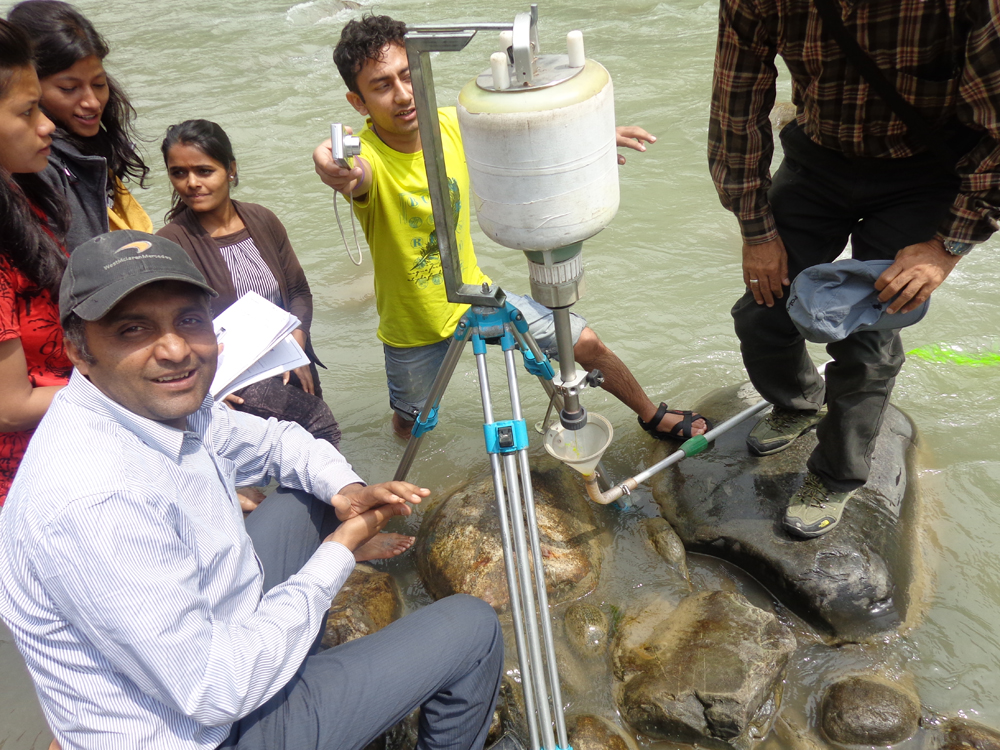 Discharge Dilution method at Modi River